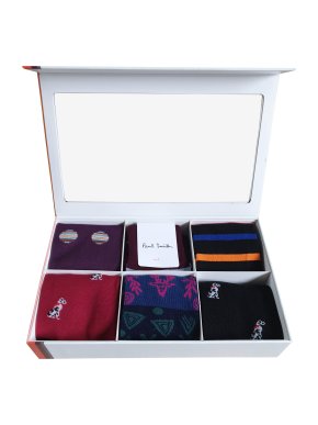 Paul Smith Multi-Print Set of 6 Socks Gift Set