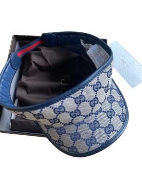 Gucci Kids Supreme Blue Visor