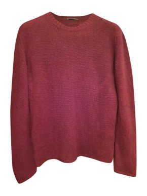 Ermanno Scervino Burgundy Cashmere Jumper