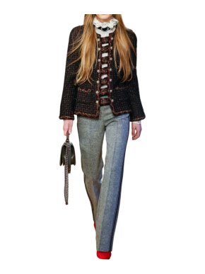 Chanel extremely rare Paris/Salzburg Lesage Tweed Runway Jacket