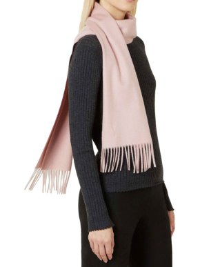 N.Peal Pale Pink Cashmere Scarf