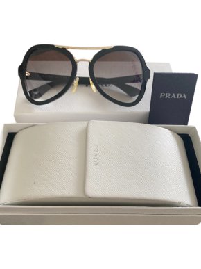 Prada Black Soft Pop SPR18S Sunglasses