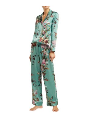 Morpho + Luna Colette floral-print silk pyjamas
