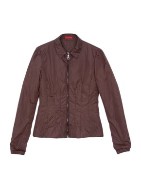 Prada Brown Lightweight Zip Jacket