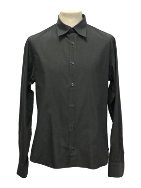 Prada Men's Cotton Grey Shirt