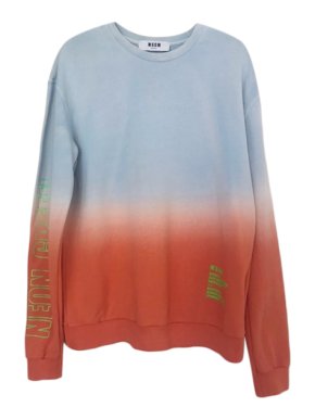 MSGM Ombre Neon Detail Sweatshirt