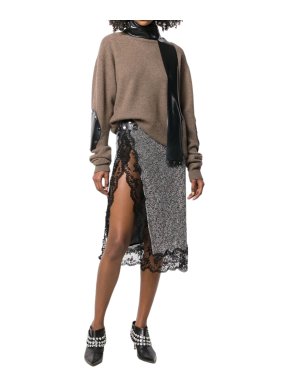 Christopher Kane Crystal Mesh Skirt