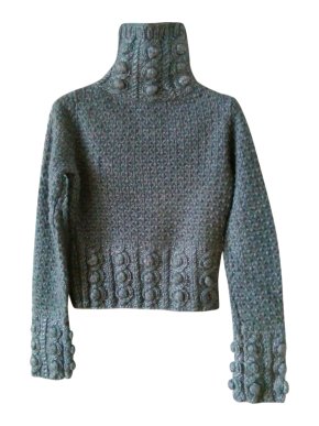 Christian Dior grey wool blend pullover