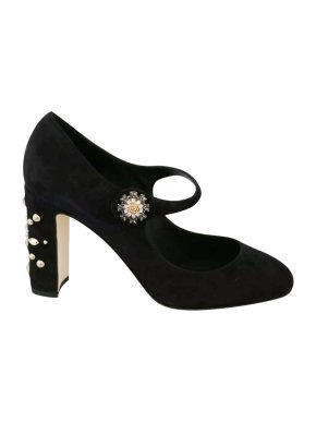 Dolce & Gabbana Crystal Embellished Mary-Janes