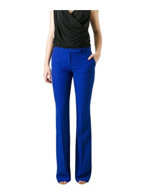 Alexander McQueen Blue Tailored Flared Pants