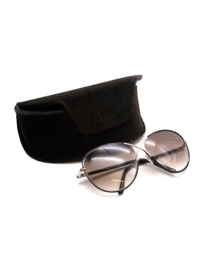 Tom Ford Black & Gold Rosie Sunglasses