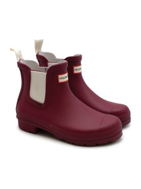 Hunter Cherry Original Chelsea Boots