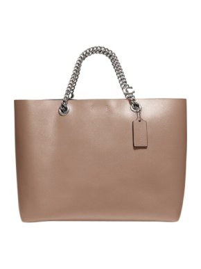 Coach signature chain central tote