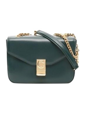 Celine Bottle Green Medium C Shoulder Bag