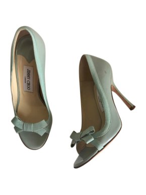 Jimmy Choo Mint Green Patent Pumps
