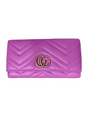 Gucci Candy Pink Marmont Continental Wallet