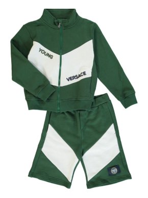 Young Versace 5Y Green/White Track Suit