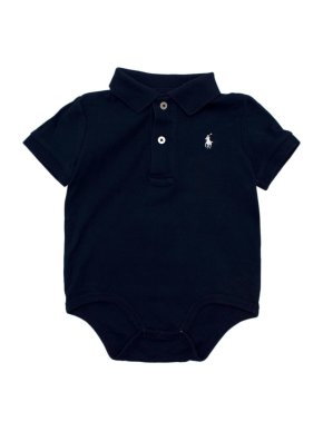 Ralph Lauren Kid's 12M Navy Polo Bodysuit