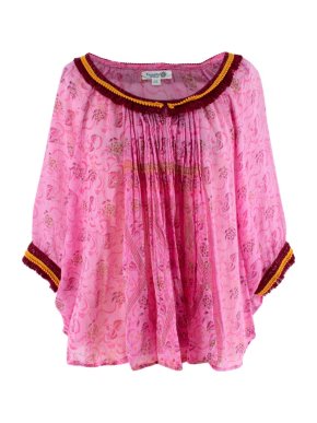 Poupette St Barth Pink Floral Top