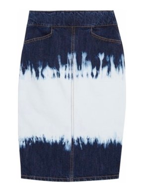 Isabel Marant Bleached Denim Skirt