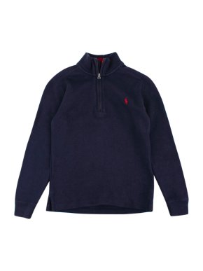 Polo Ralph Lauren Navy Cotton Zipped Sweater