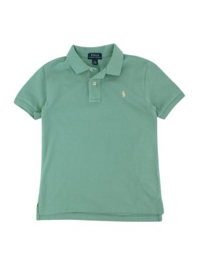 Polo Ralph Lauren Green Cotton Short Sleeve Polo Shirt