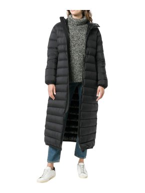 Moncler black quilted down duvet coat
