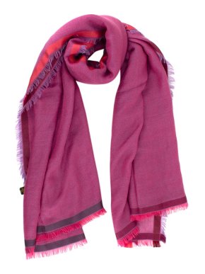 Loro Piana Fuchsia Cashmere & Silk blend shawl 150cm x 150cm
