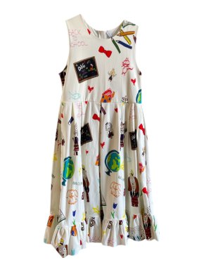Dolce & Gabbana Patches Print Kids 12Y Dress