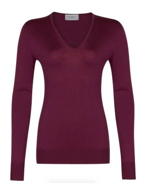 John Smedley Orchid Autumn Collection Merino Wool Jumper