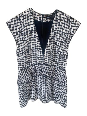 Proenza Schouler Black & White Sleeveless Top