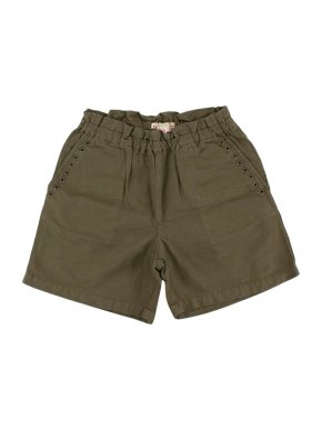 Bonpoint Girls Green Elasticated Waist Shorts