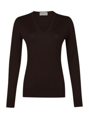 John Smedley Brown Orchid Jumper