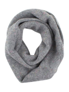 Bonpoint Grey Confetti Girls Cashmere Neck Warmer Scarf