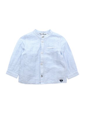 Tartine et Chocolat Blue & White Striped Boys' Shirt
