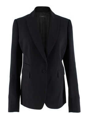 Joseph Black Single Breasted Blazer