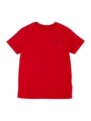Polo Ralph Lauren Red Cotton Short Sleeve Logo T-Shirt