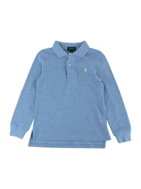 Polo Ralph Lauren Blue Cotton Long Sleeve Polo Shirt