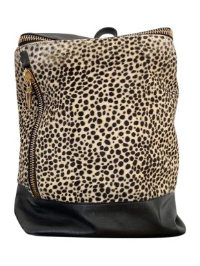 Giuseppe Zanotti Pony Hair Leopard Print Backpack