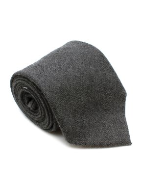 E. Marinella Grey Cashmere Tie