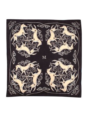 Memo Paris Brown Horse Pattern Handkerchief