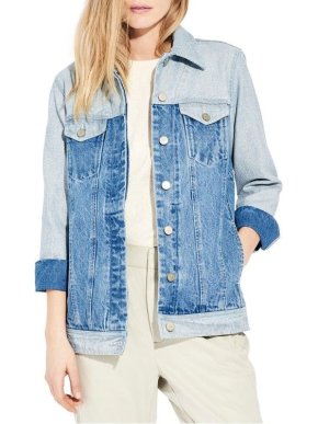 Ayr Blue Two Tone Doublestar Denim Jacket