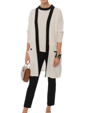 Max Mara Cashmere & Wool Open Cardigan