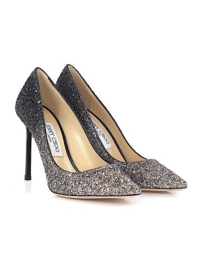 Jimmy Choo Metallic Pumps Romy 100 Leather Glitter-dégradé