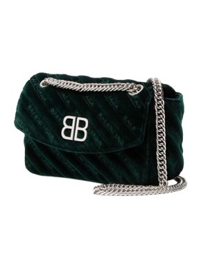 Balenciaga BB Dark Green Shoulder Bag