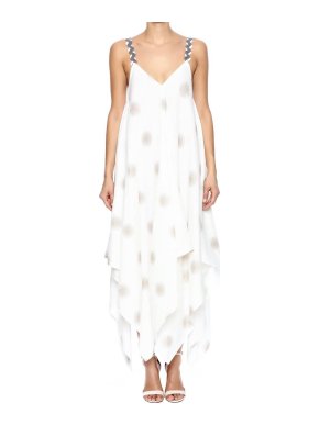 Royal Jelly Harlem handkerchief point linen dress