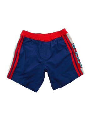 Gucci Boys Blue Cotton Logo Shorts