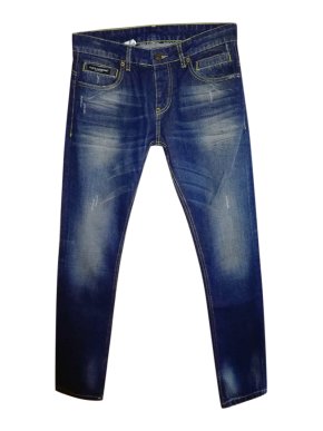 Dolce & Gabbana Mens Blue Washed Denim Jeans