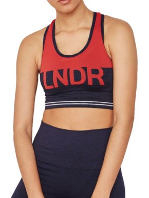 LNDR Cadet Seamless Blue & Red Sports Bra