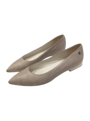 Chanel Striped Ballerina Flats